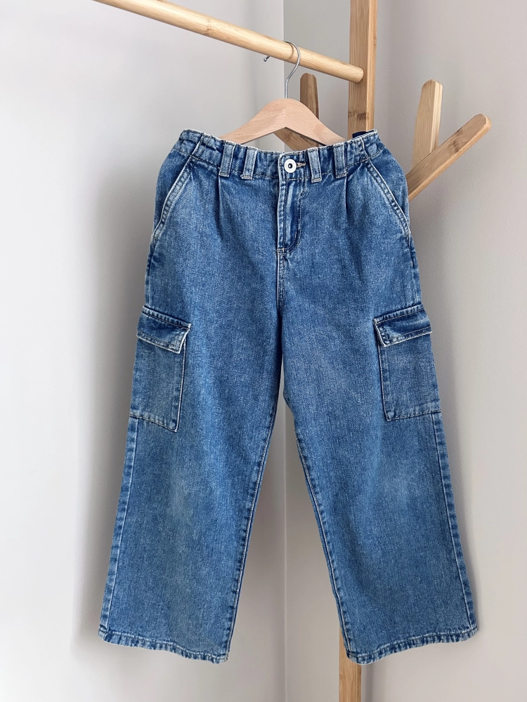 Spodnie jeansowe 128 cm F&F